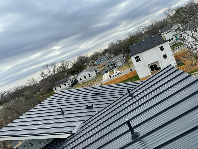 Standing seam metal roof panels with vents for Skylight Repair in Diamond Springs